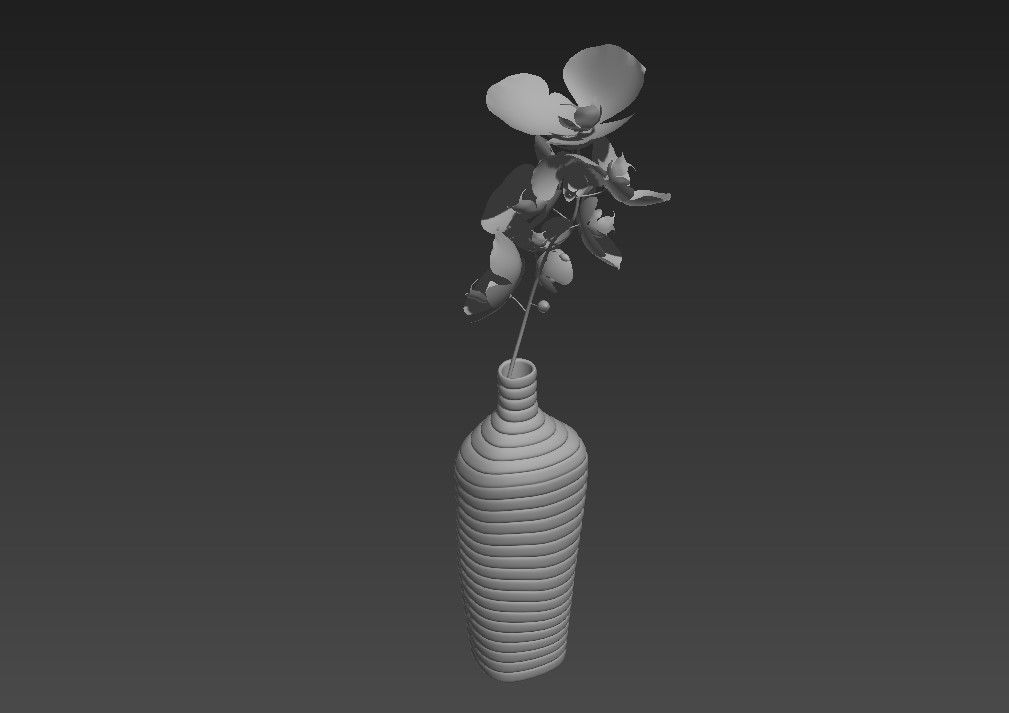 Flower Vase 3D Model Free Download