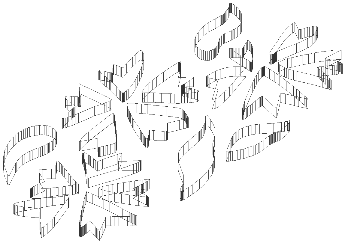 Flower cut design 3D CAD block DXF AutoCAD drawing