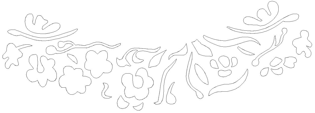 Flower cut design CAD block DXF AutoCAD drawing