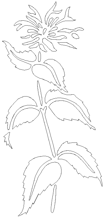 Flower design 3d art details dxf autocad drawing .