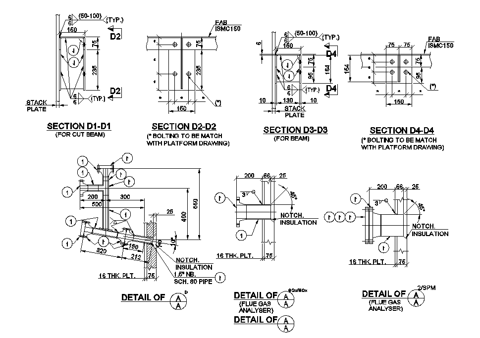 Flue gas analyzer detail drawing separated in this AutoCAD file. Download this 2d AutoCAD drawing file.