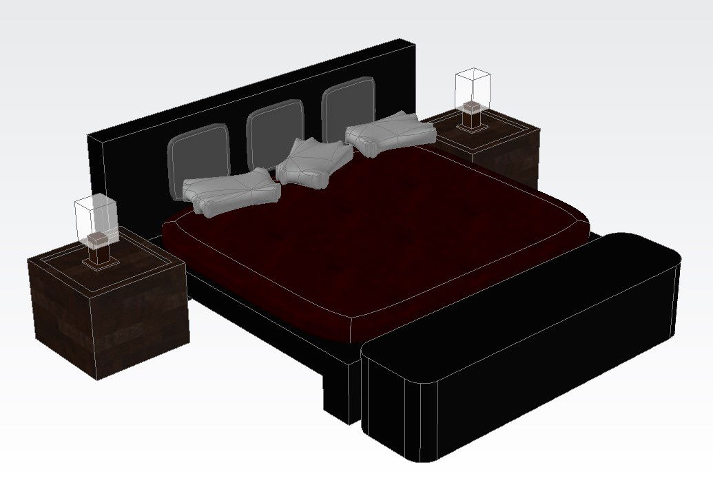 Folding 3D Bed View