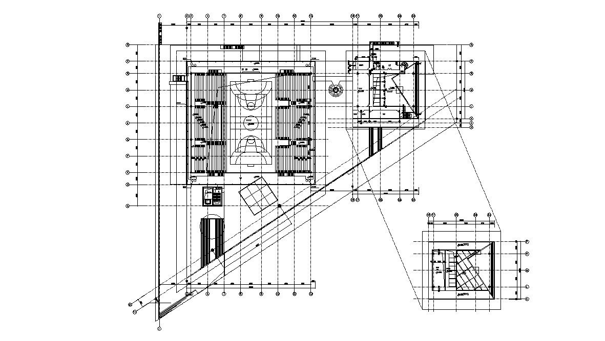 Football Stadium Design AutoCAD File Free Download