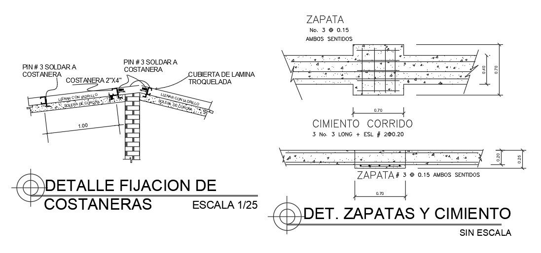 Footing and Foundation details are provided here. Download now.