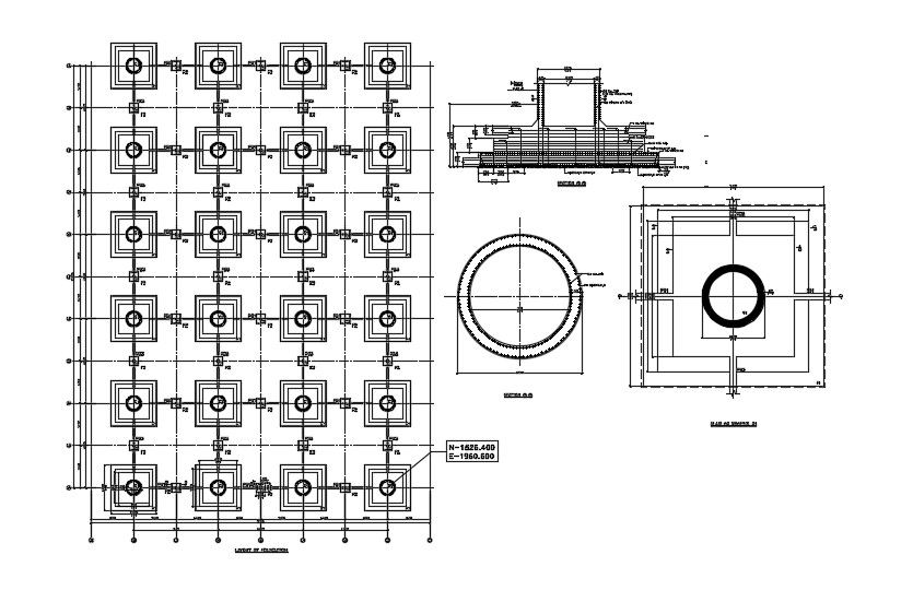 Footing detail drawing. Download cad autocad file | CADBULL