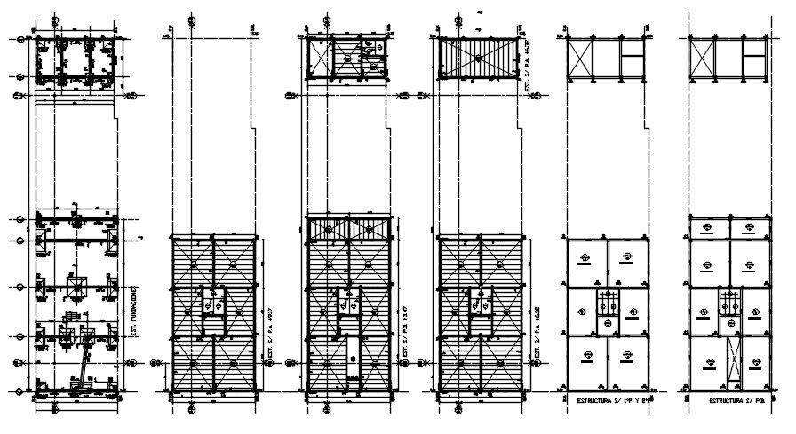 Footing detail is given in this Autocad drawing file. Download the 2D Autocad file.
