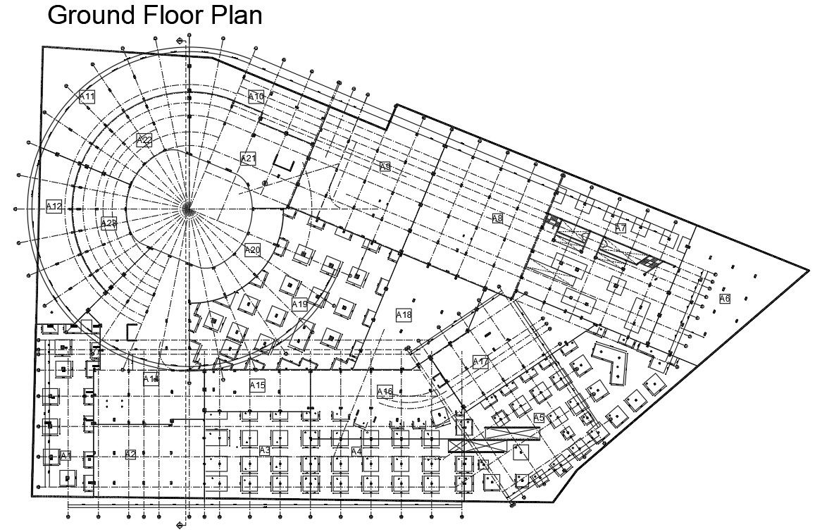 Footing plan detail drawing specified in this AutoCAD file. Download this 2d AutoCAD drawing file.