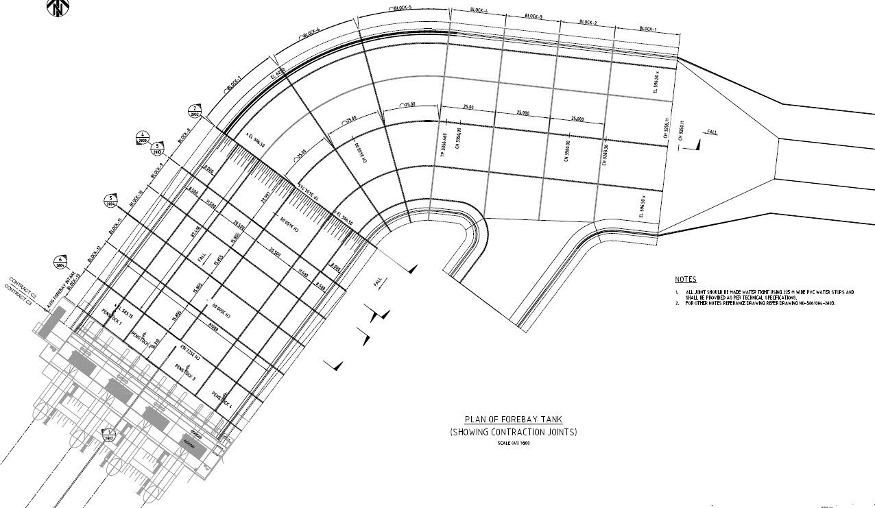 Fore-Bay Tank Design Working Plan PDF File