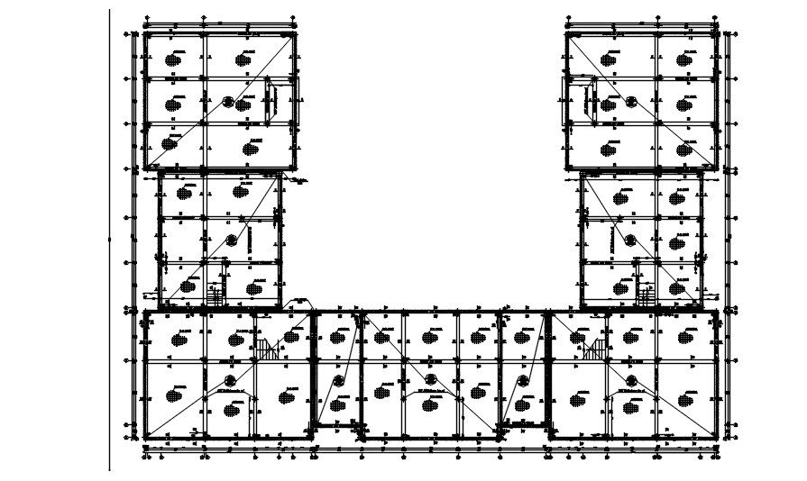 Form work construction planning design and all section in 2DAutocad DWG file.