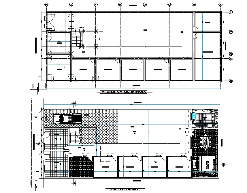 Foundation plan detail autocad file
