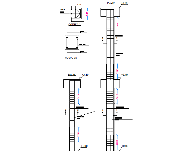 Foundation section plan structural file