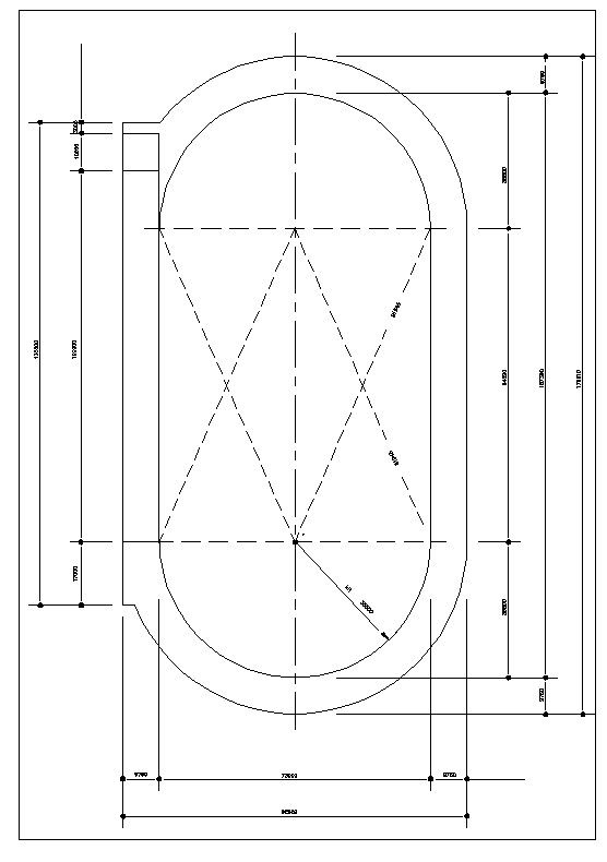 Foundation Construction plan details in AutoCAD, dwg file.