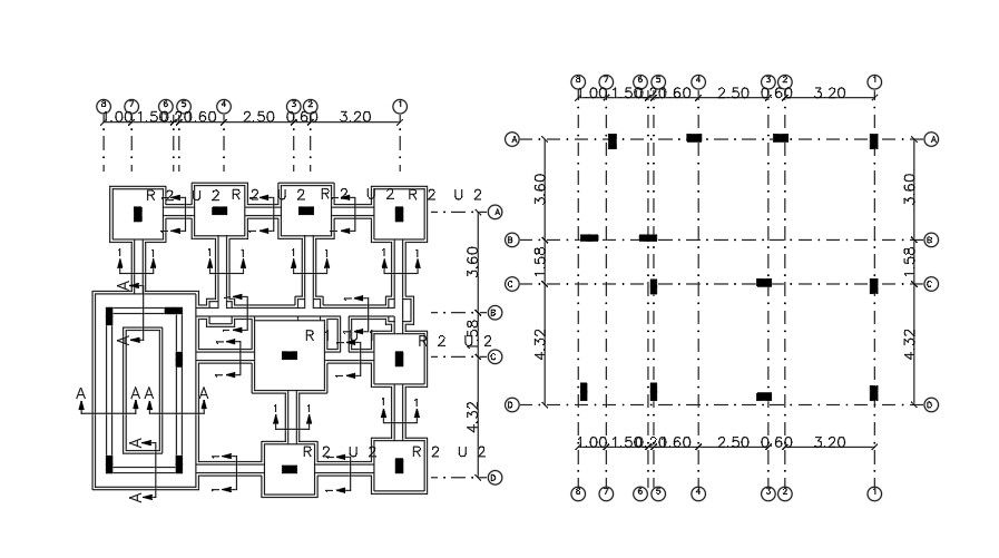  Foundation Plan AutoCAD Drawing DWG File