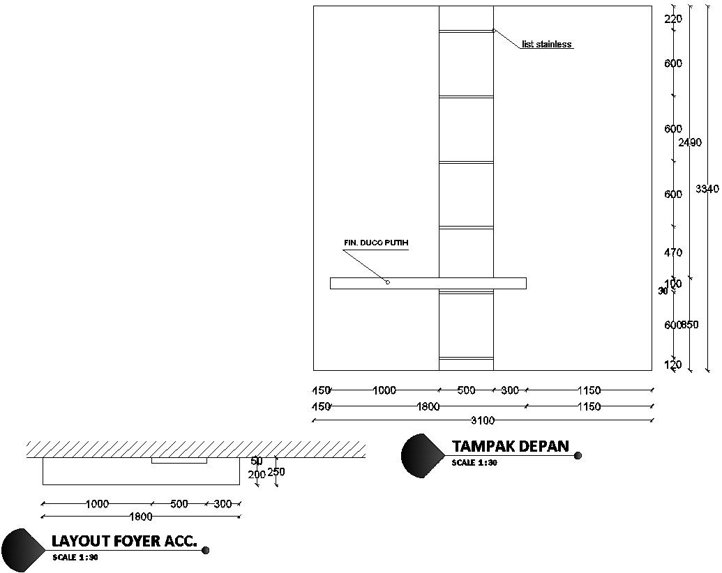 Foyer Furniture CAD DWG File Design for Accurate AutoCAD Layout
