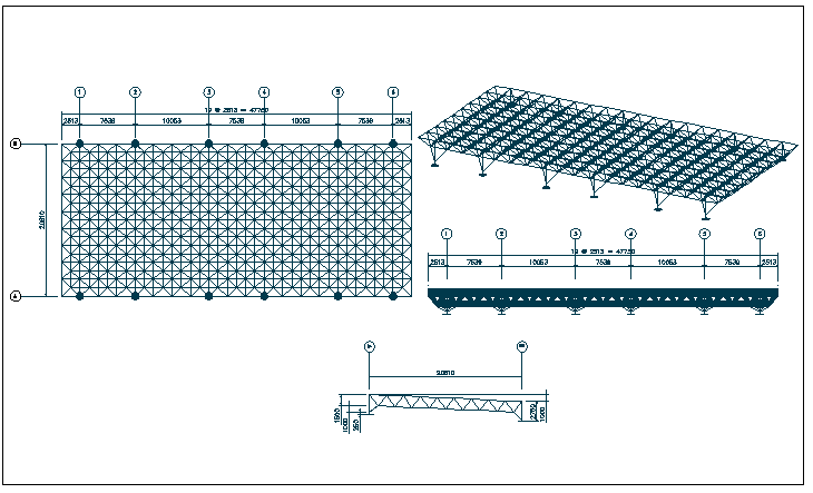 Frame loading data and support loading data dwg file