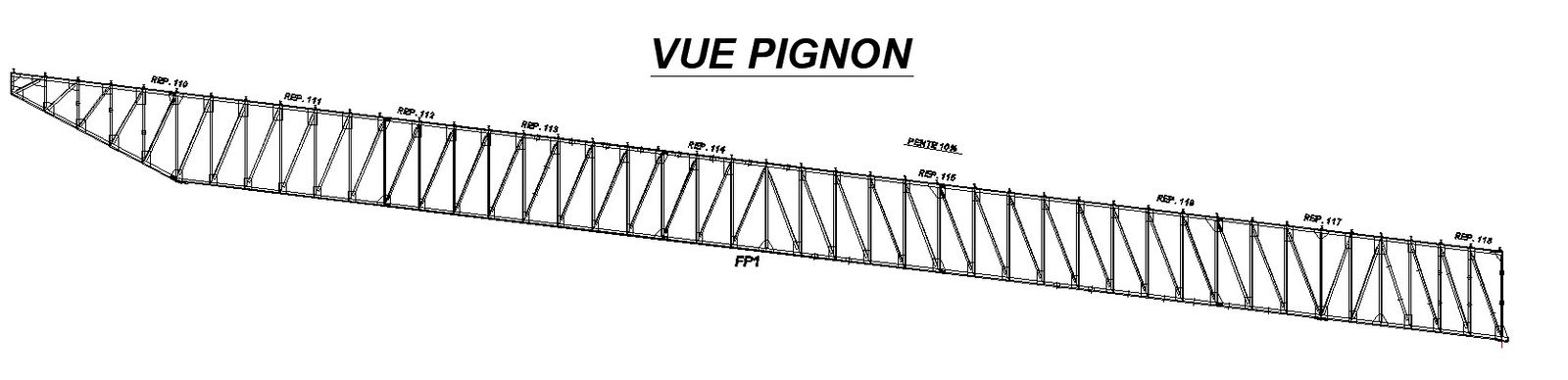 Frame structure design in AutoCAD 2D drawing, CAD file, dwg file