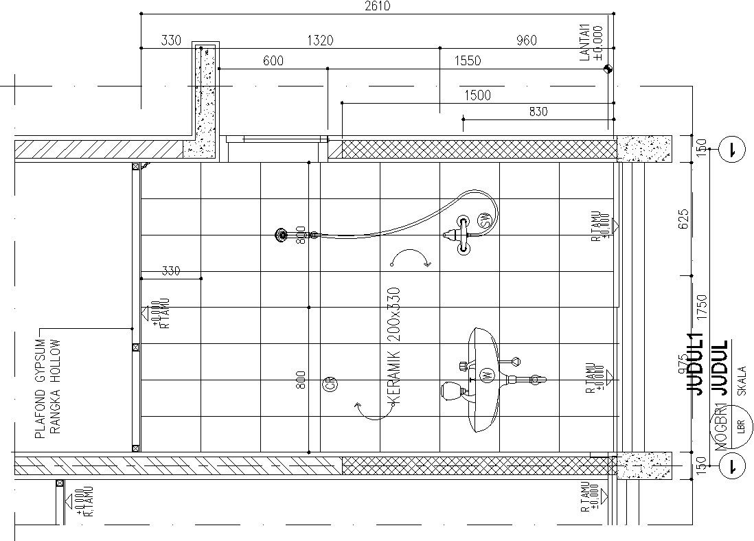 Frame structure of bathroom