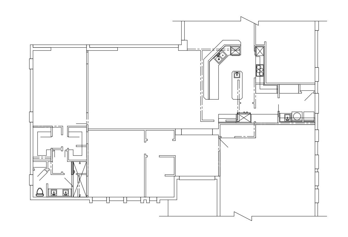 Framing plan with sanitary of one family house dwg file