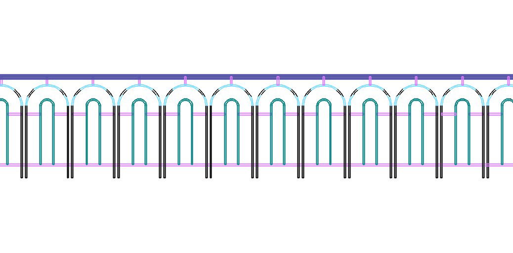 Free CAD Blocks Railing Wall Staircase Support DWG file