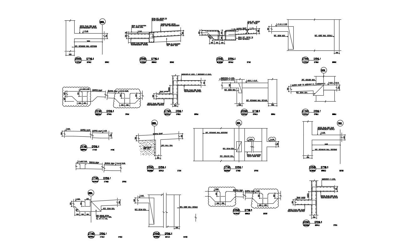 Free Download Beam Design Autocad File