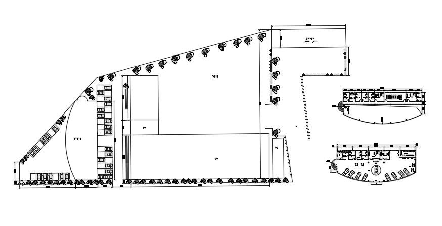 Free Download Car Showroom AutoCAD Plan DWG File