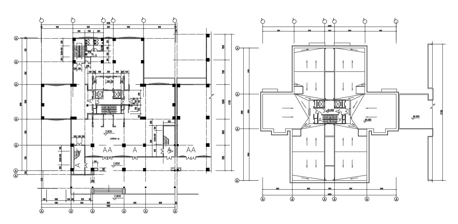 Free Download Commercial Building Design Plans AutoCAD File