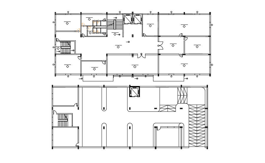 Free Download Commercial Building Floor Plan AutoCAD File