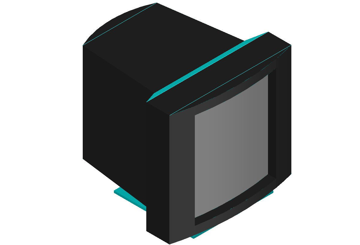 Free Download Computer Monitor 3D Model Rendered In 3D MAX File