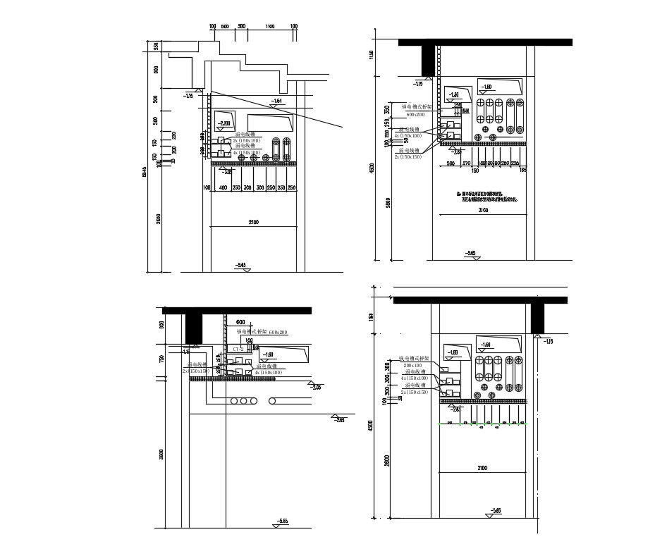 Free Download Electrical Machine Room With Dimension AutoCAD File