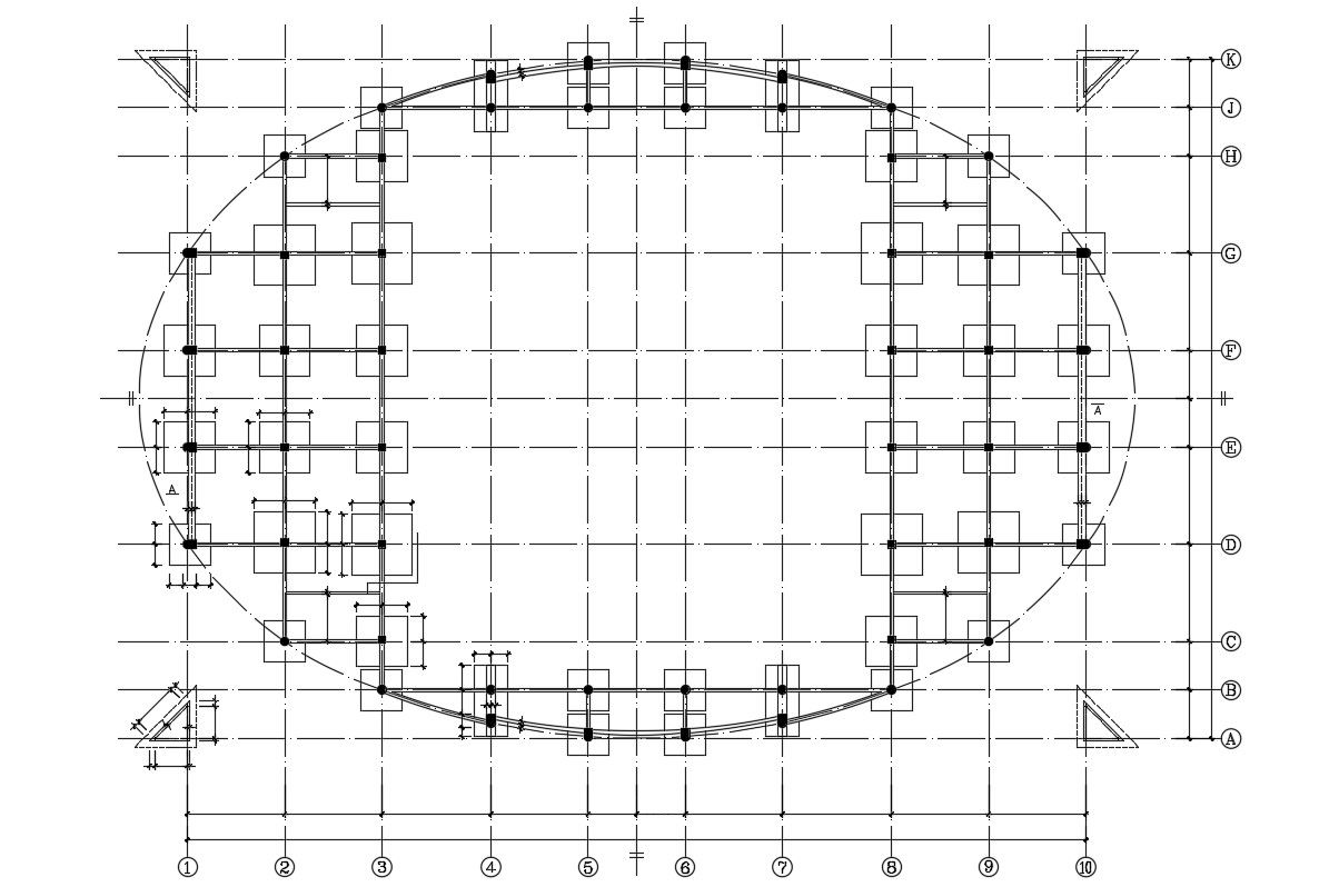 Free Download Foundation CAD Plan DWG File 