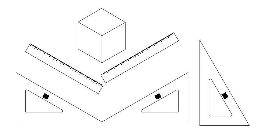 Free Download Geometry Instruments Compass AutoCAD File 