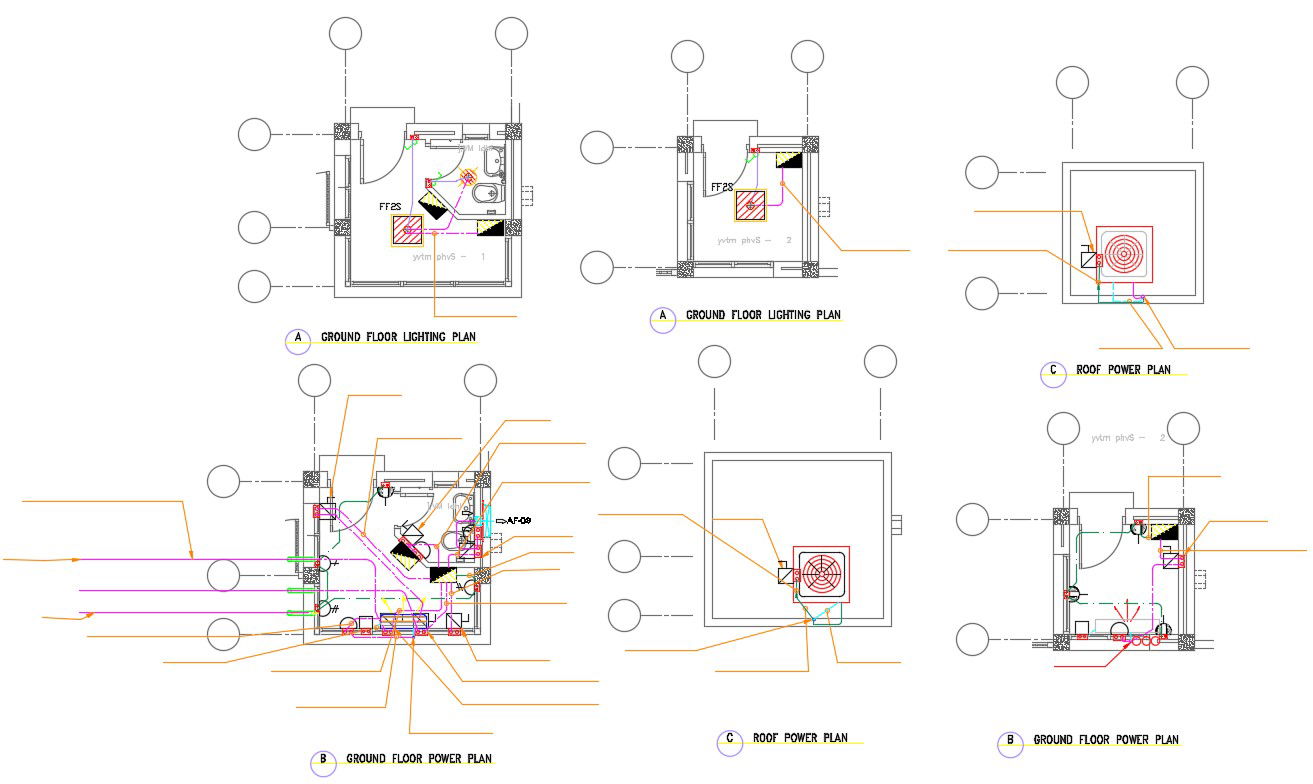 Free Download Ground And Roof Clean Power Plan AutoCAD File