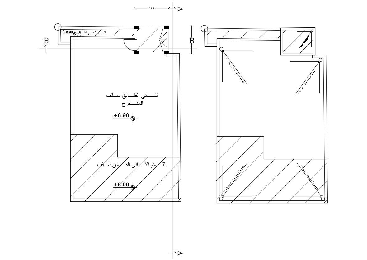 Free Download House Terrace Plan Layout Design