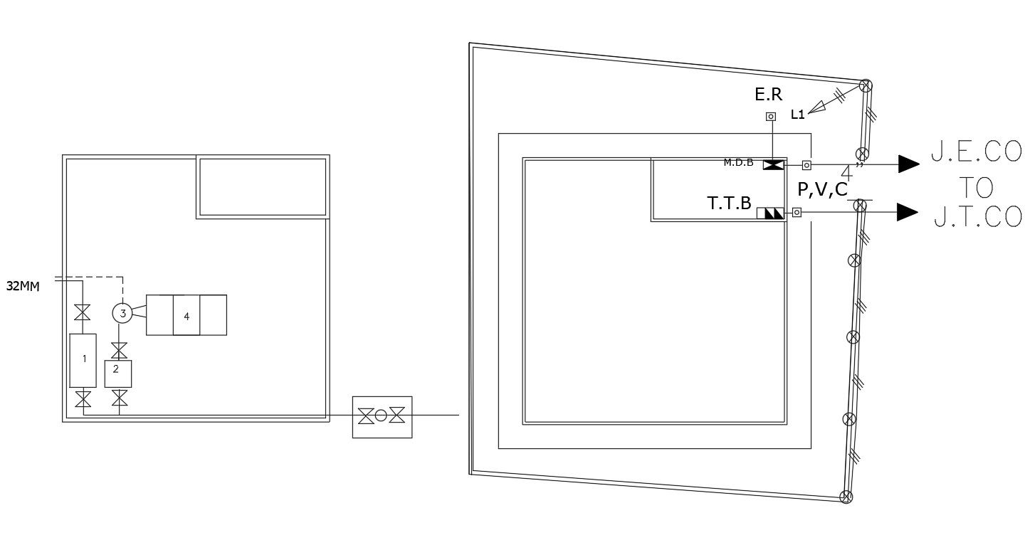 Free Download Plotting Area And Terrace Floor Plan DWG File