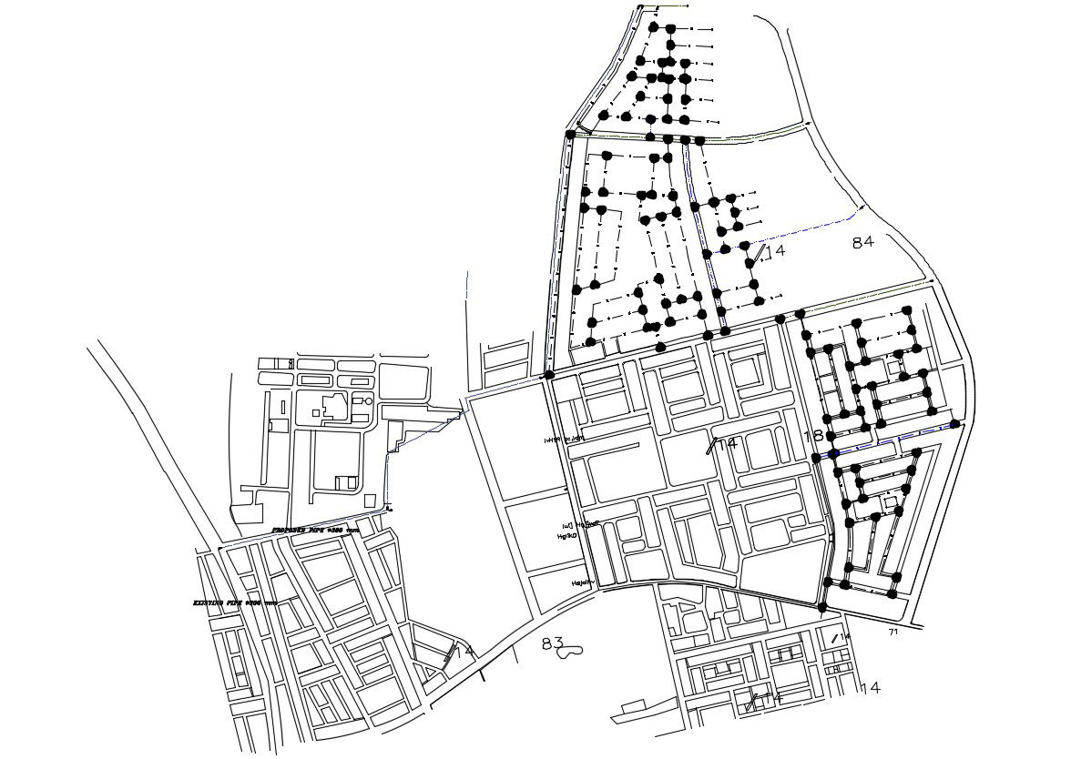 Free Download Plotting Area For construction DWG File 