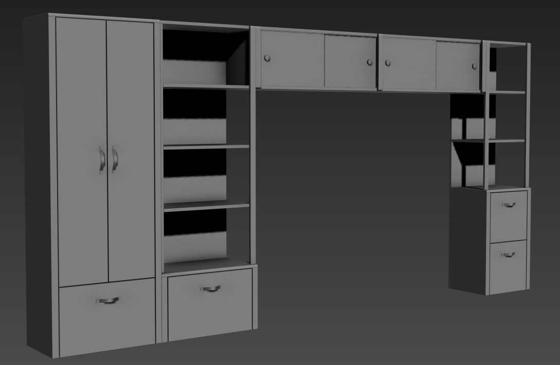 Free Download Showcase Design In Hall 3D MAX File