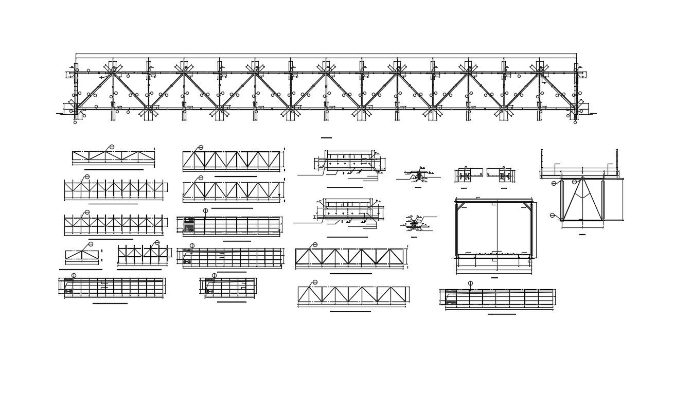 Free Download Steel Truss Design AutoCAD File