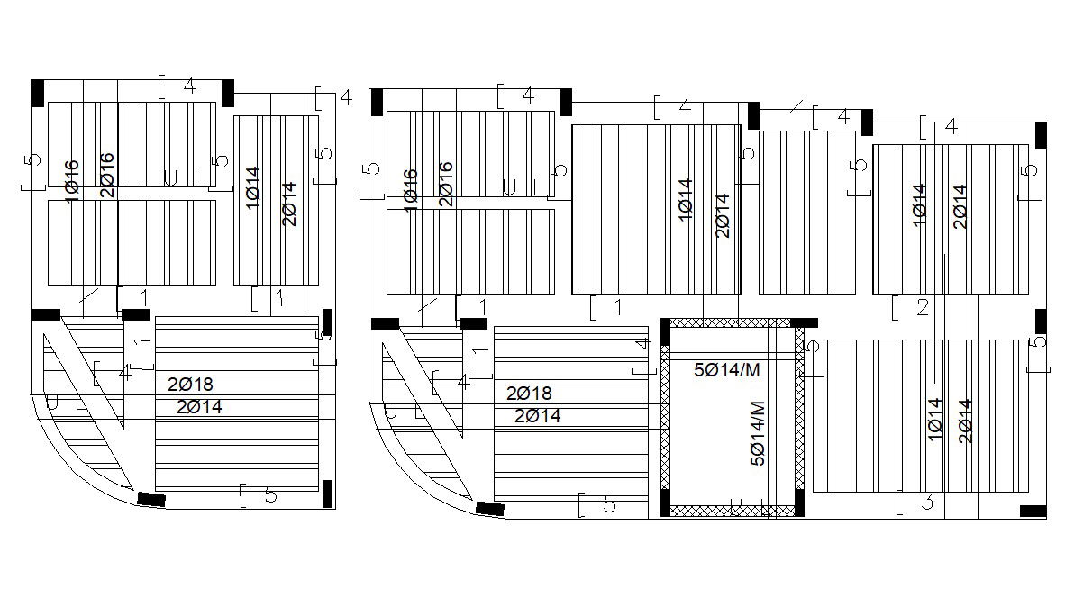 Download Structure Column And Beam Design DWG file