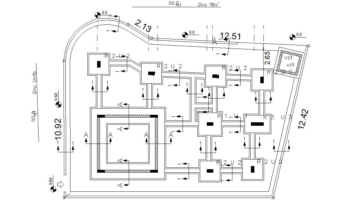 Free Download Structure Column Foundation Design DWG File