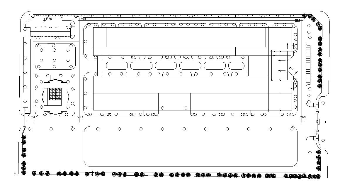 Free Download The Ground Floor Landscape Design Plans AutoCAD File