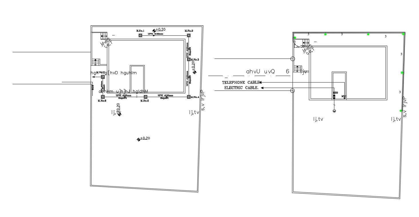 Free Download Two Site Plot Demarcation Design