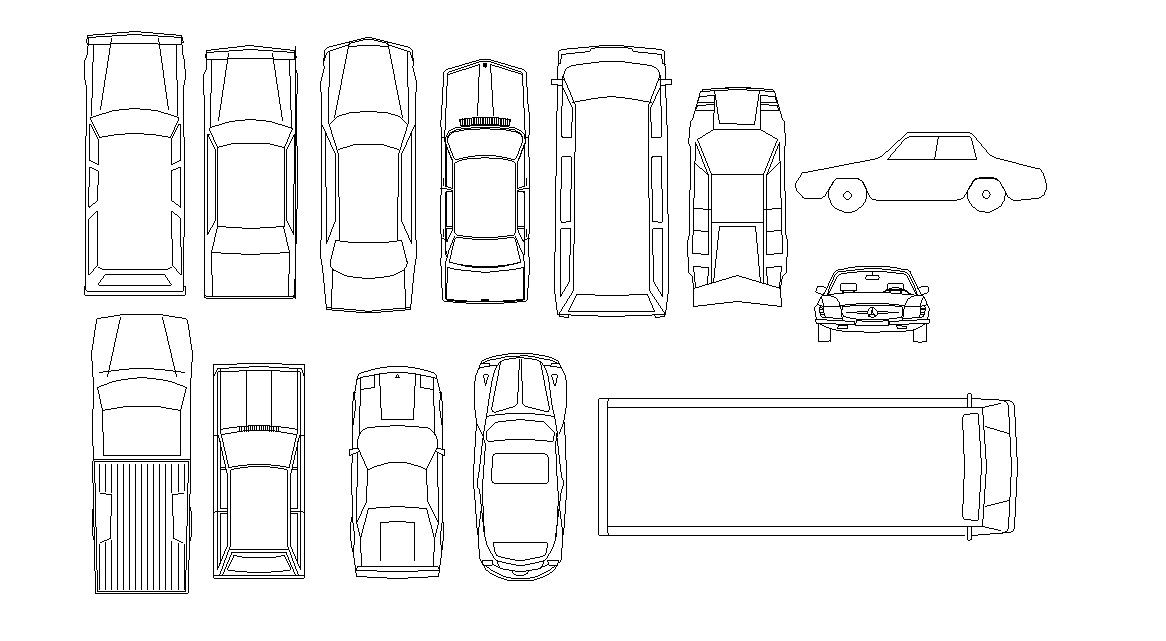 Free Vehicle Blocks Elevation CAD Blocks