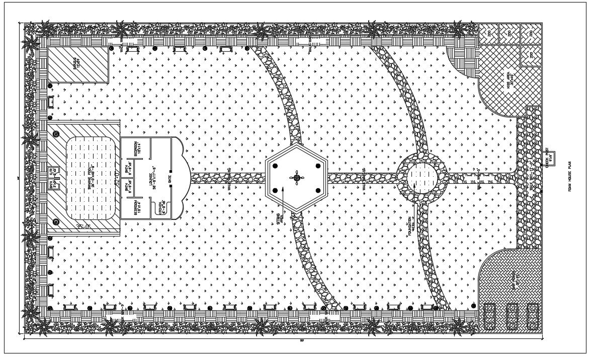 Free Villa Plan DWG File