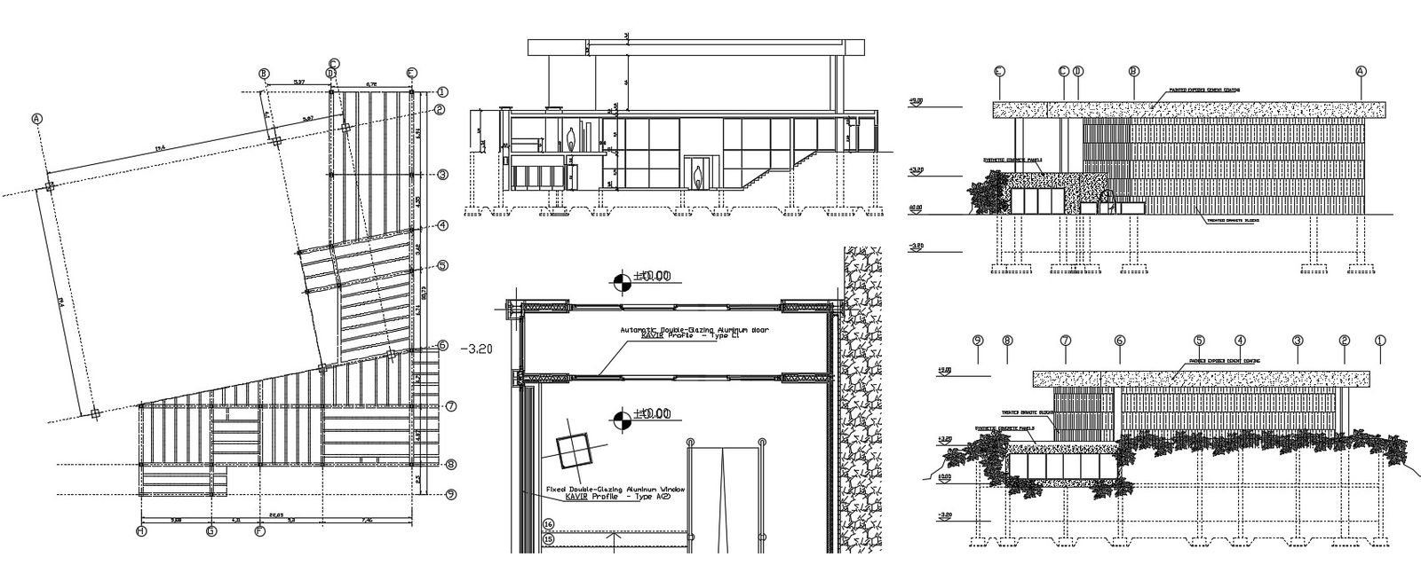 Free download Building Architecture Drawing in AutoCAD