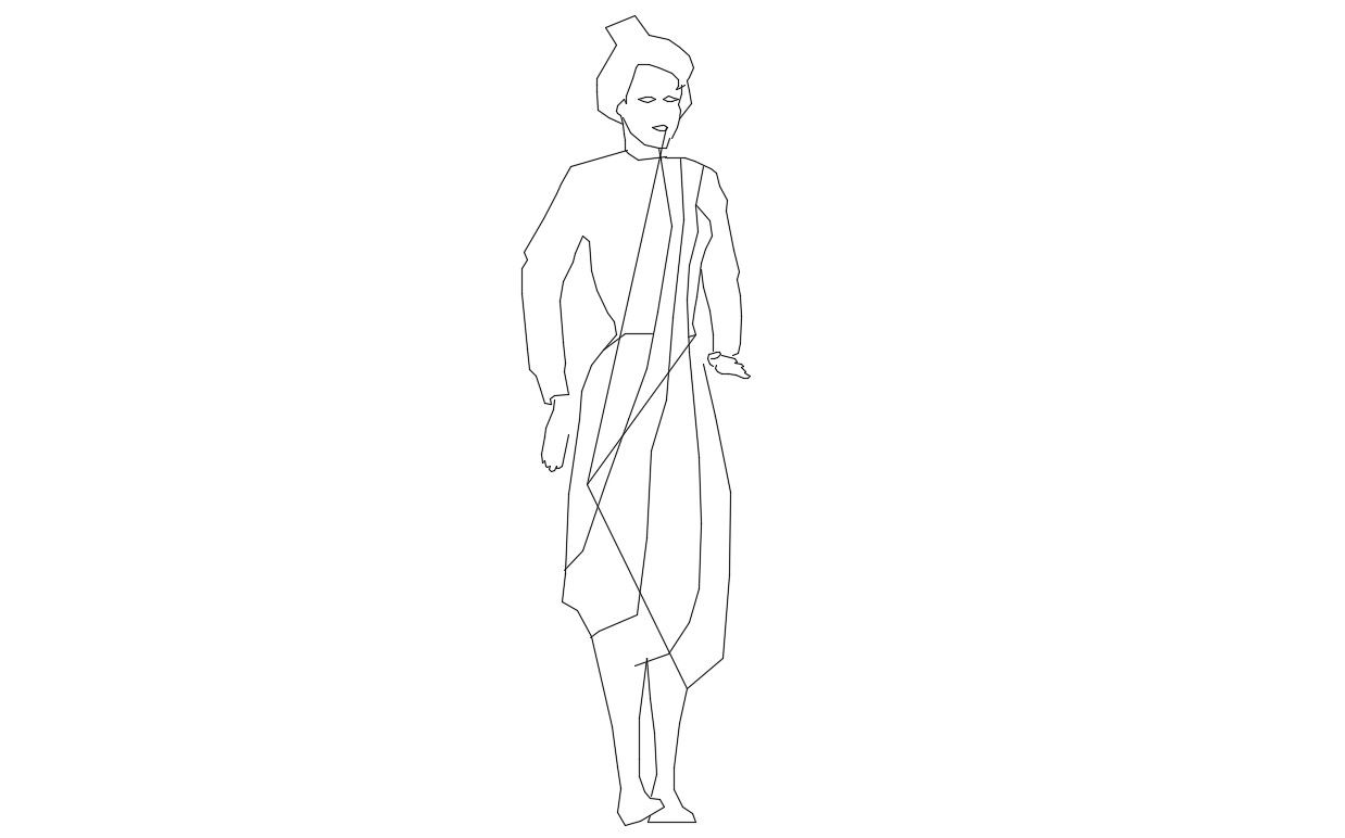 Free download human CAD Block