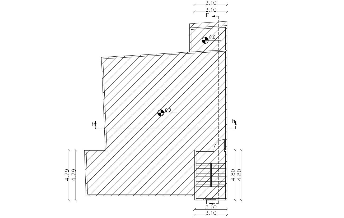 Free DWG File Of Terrace Plan CAD Drawing