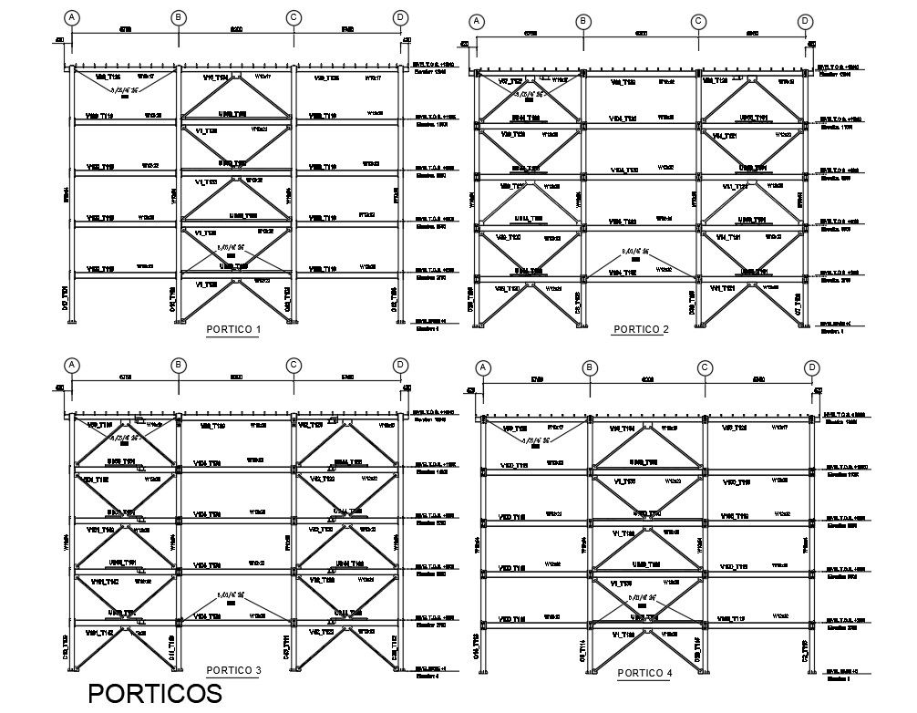 Free Download Apartment Building Structure Design CAD File