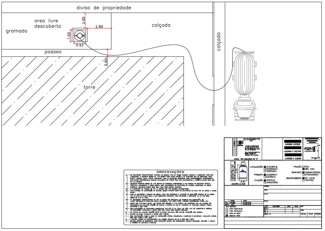 Free Download Gas Pump Design AutoCAD File