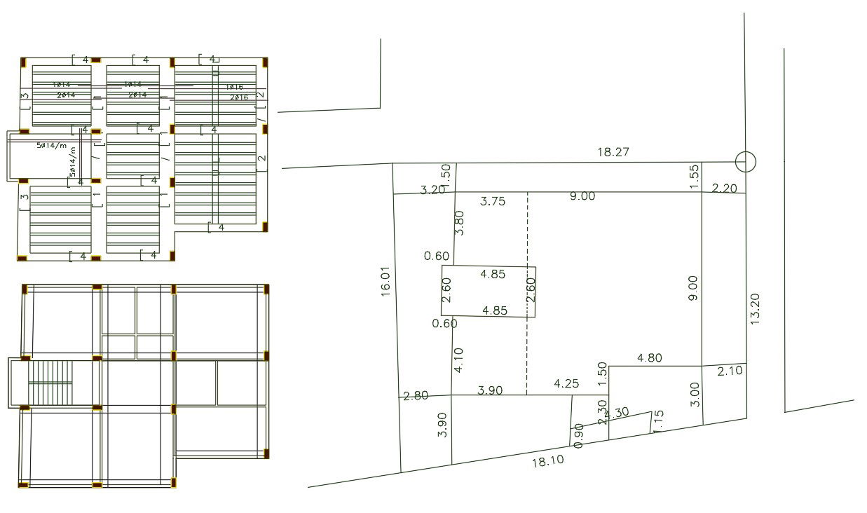 Free Download House construction Working Plan CAD Drawing