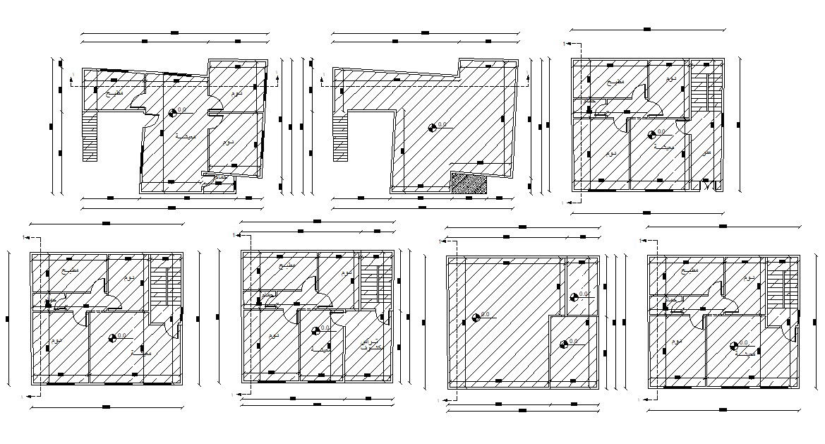 Free House Floor Plan Design AutoCAD File